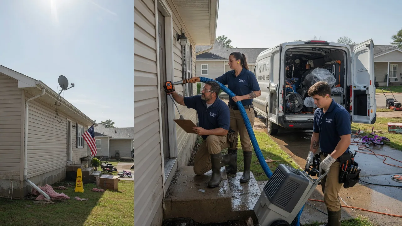 Ceiling Water Damage Restoration in Farmersville, CA near me
